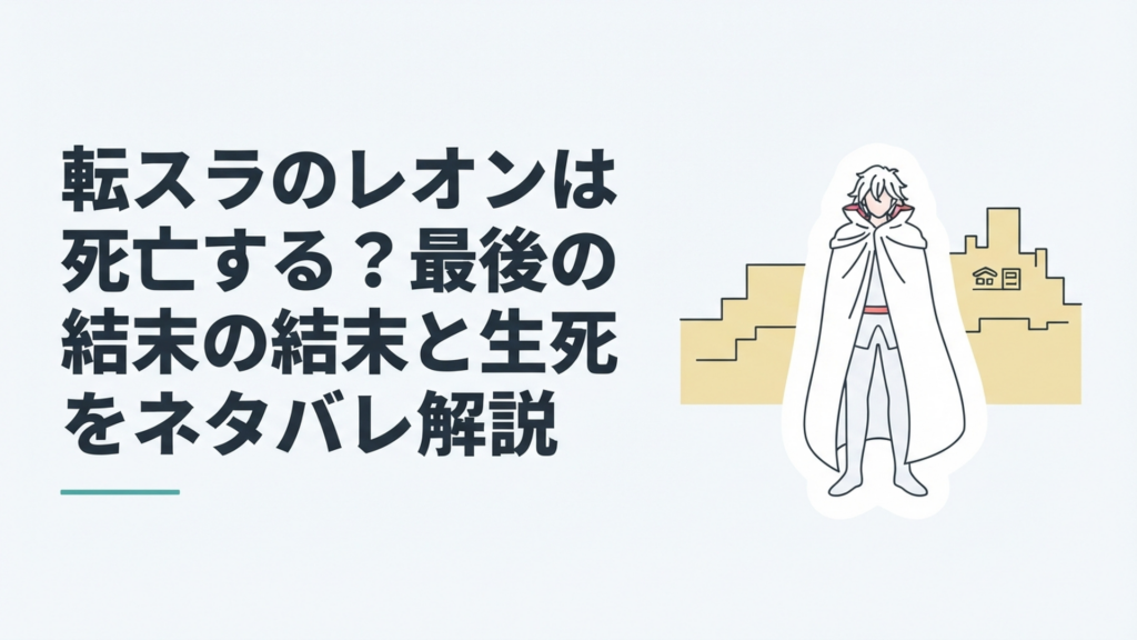 黄金郷を背に純白の光をまとって立つ魔王レオン