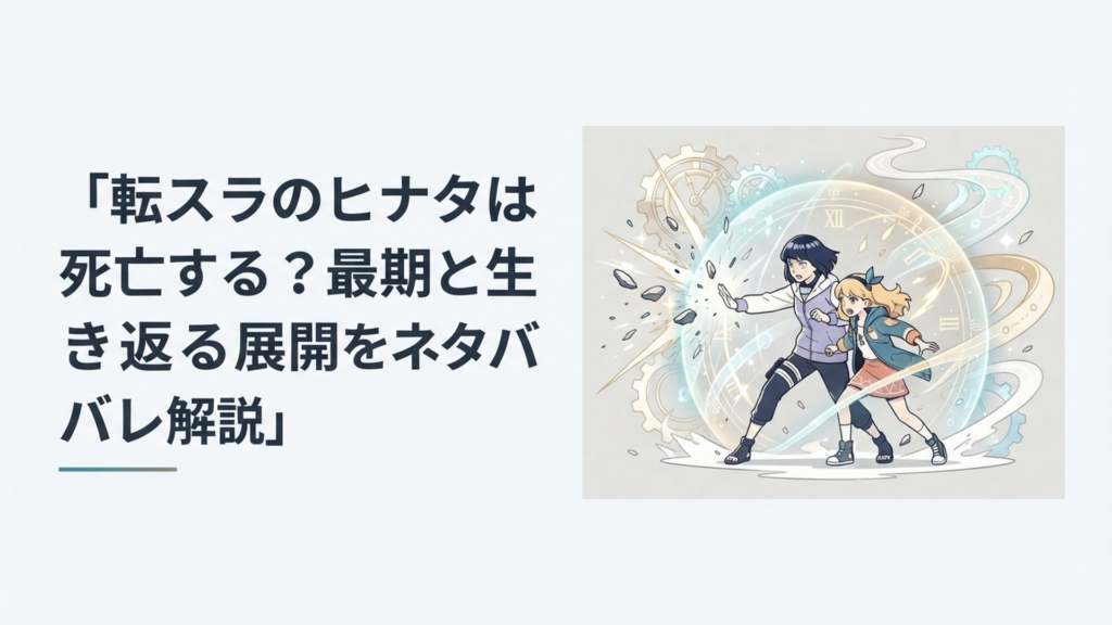 グランベルの攻撃からクロエを守るヒナタと時間遡行をイメージした幻想的なシーン