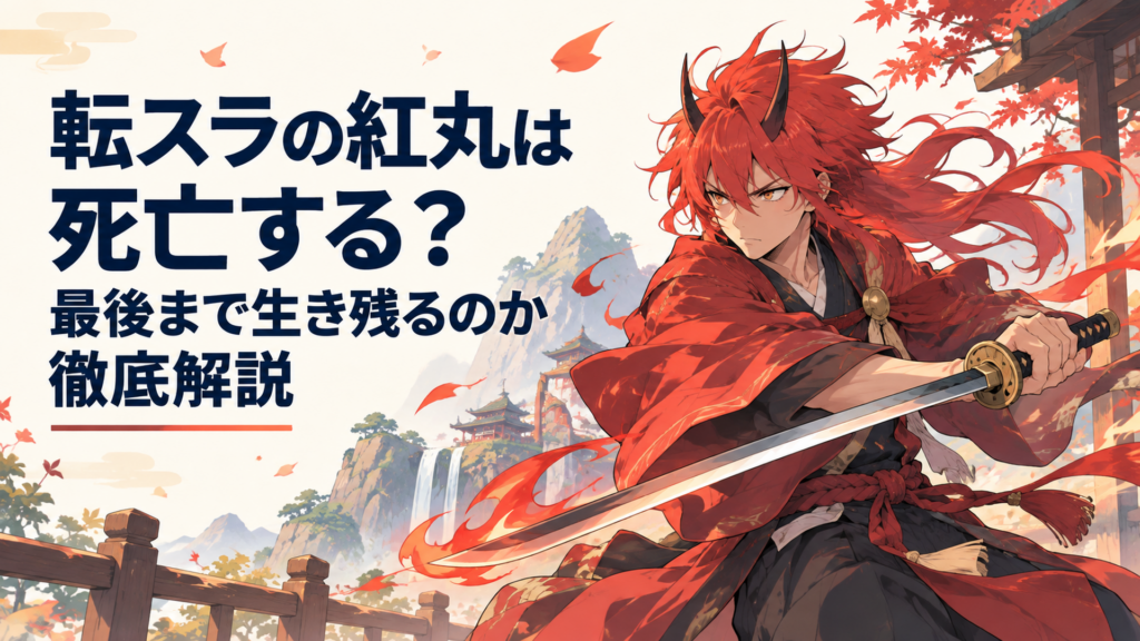 炎のような赤い髪をなびかせ、刀を構える鬼人族の青年戦士